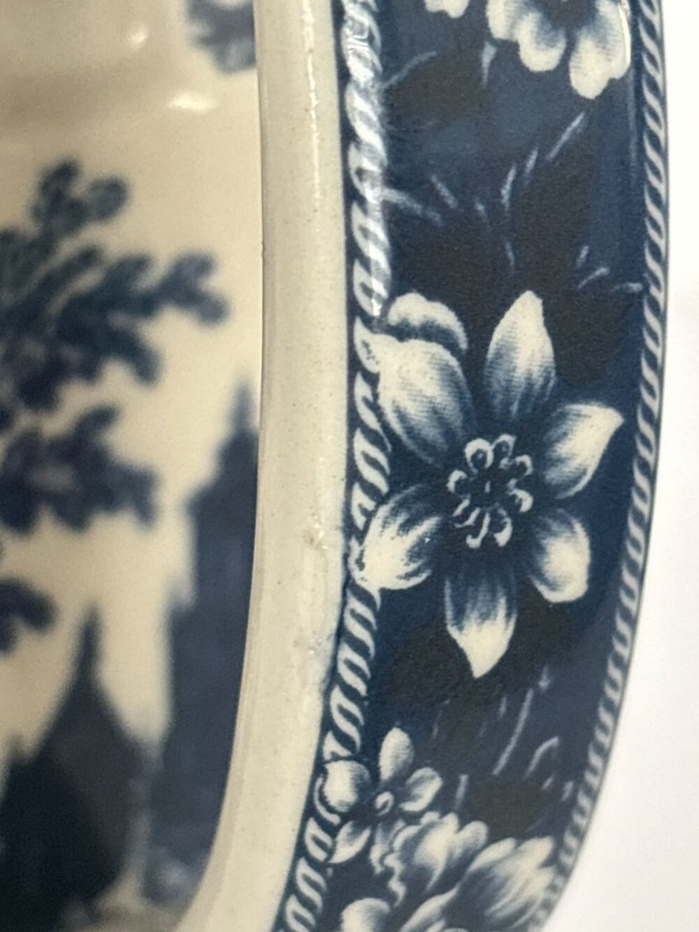 Blue White Teapot Bird Ceramic Transferware Style Mothers Day Gift Idea Tea Pot - Picture 10 of 16